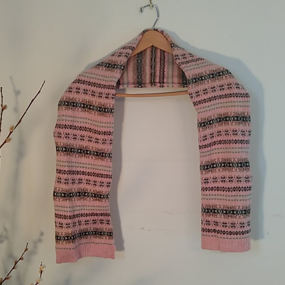 Ralph Lauren Pink Wool Scarf🧣